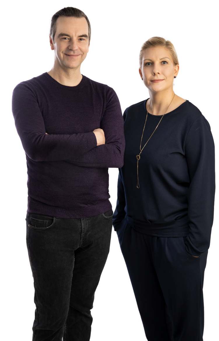 Stefan Wagener und Clara Venjakob, Geschäftsführende Gesellschafter der Venwa GmbH – Clarzeit –